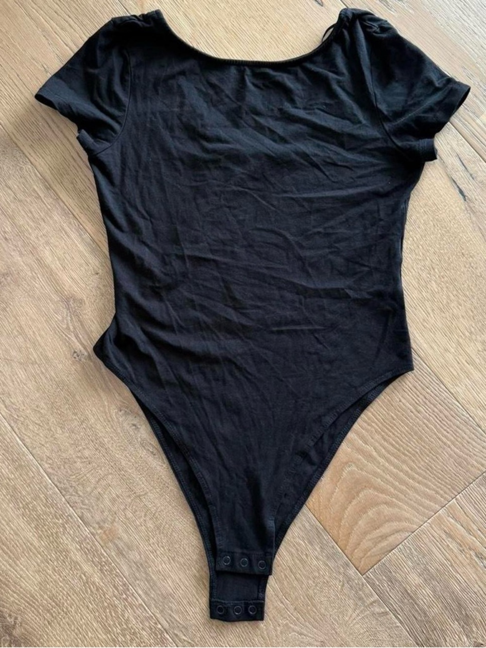 H&M Black Short-Sleeve Kids Bodysuit | Size M | Great Condition